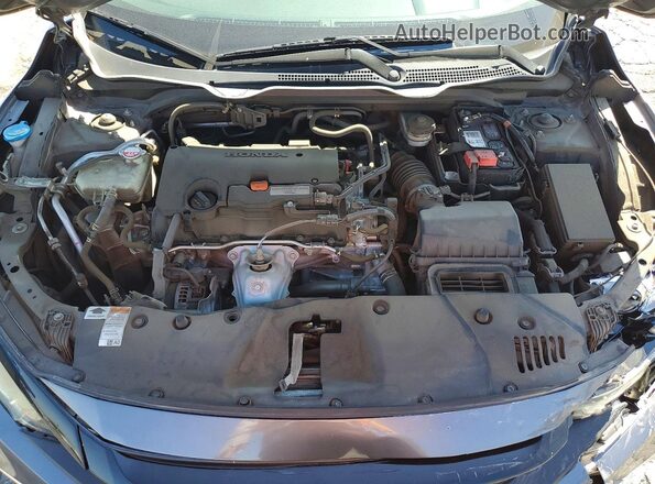 2HGFC2F61KH570047 2019 HONDA CIVIC Серый Вид задней части салона
