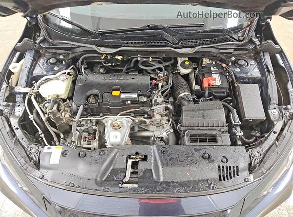2HGFC2F61KH578407 2019 HONDA CIVIC Blue უკანა სალონის ხედი