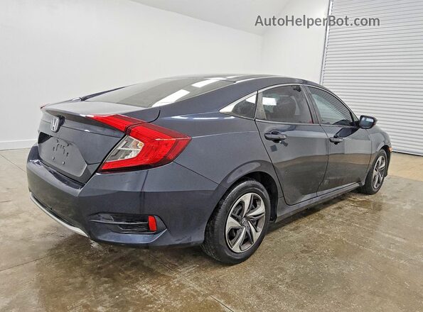 2HGFC2F61KH578407 2019 HONDA CIVIC Blue უკანა მარჯვენა