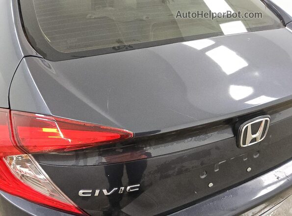 2HGFC2F61KH578407 2019 HONDA CIVIC Blue 