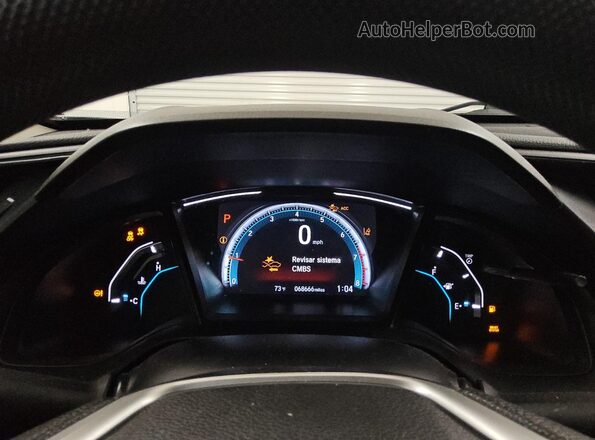 2HGFC2F61KH578407 2019 HONDA CIVIC Blue 