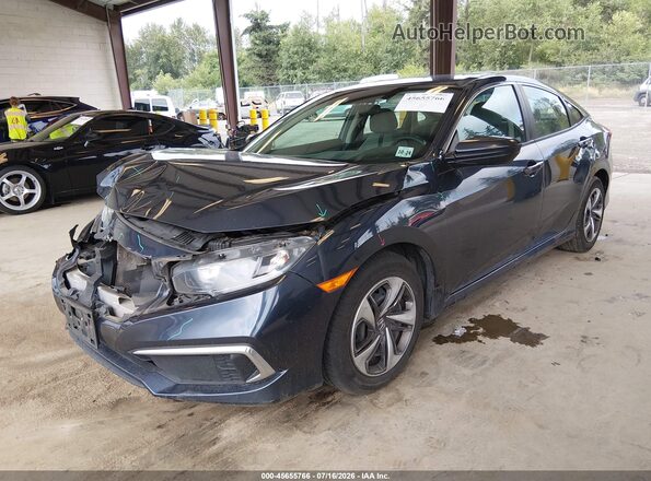 2HGFC2F61KH601216 2019 HONDA CIVIC Blue Vista tres cuartos delantera izquierda