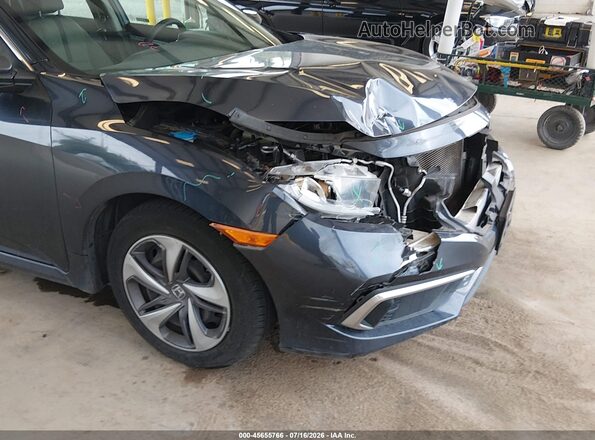 2HGFC2F61KH601216 2019 HONDA CIVIC Blue Vista frontal