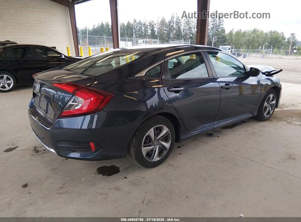 2HGFC2F61KH601216 2019 HONDA CIVIC Blue Trasero derecho
