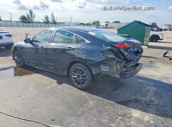 2HGFC2F61LH508939 2020 HONDA CIVIC Black Հետևի ձախ