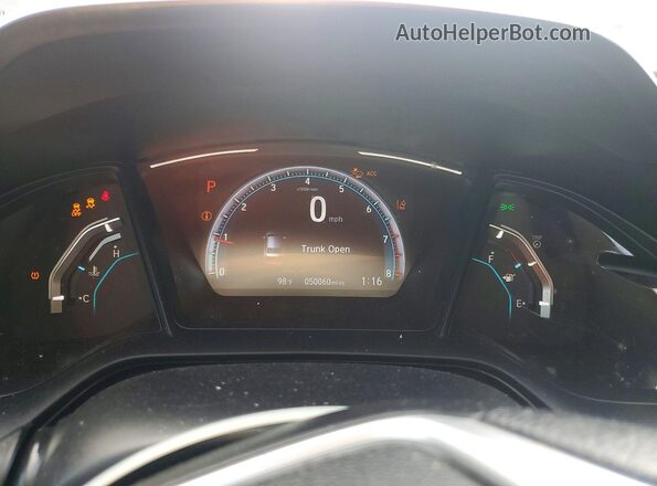 2HGFC2F61LH508939 2020 HONDA CIVIC Black Սարքավորումների վահանակի տեսք