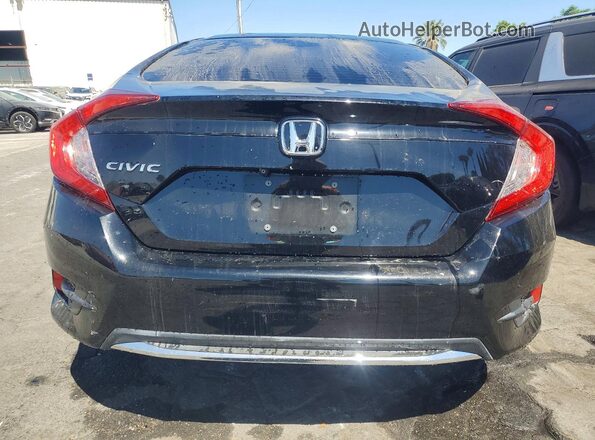 2HGFC2F61LH510660 2020 HONDA CIVIC Black Հետևի տեսք
