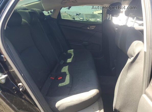 2HGFC2F61LH510660 2020 HONDA CIVIC Black Հետևի նստատեղերի տեսք