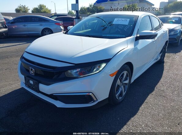 2HGFC2F61LH558305 2020 HONDA CIVIC White Przód lewy