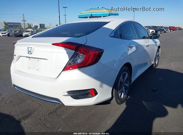 2HGFC2F61LH558305 2020 HONDA CIVIC White Tył prawy