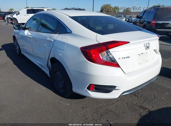 2HGFC2F61LH558305 2020 HONDA CIVIC White Tył lewy