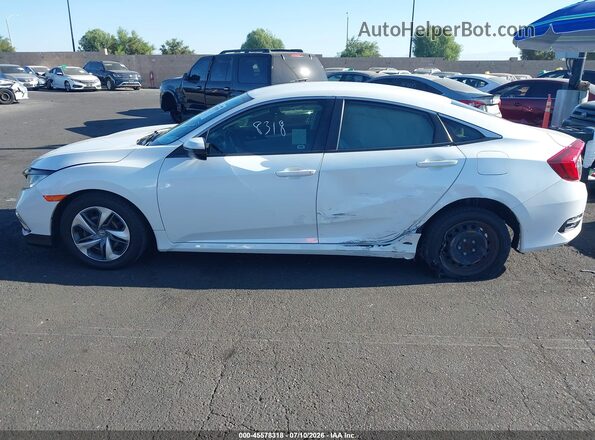 2HGFC2F61LH558305 2020 HONDA CIVIC White Widok wnętrza 360 stopni
