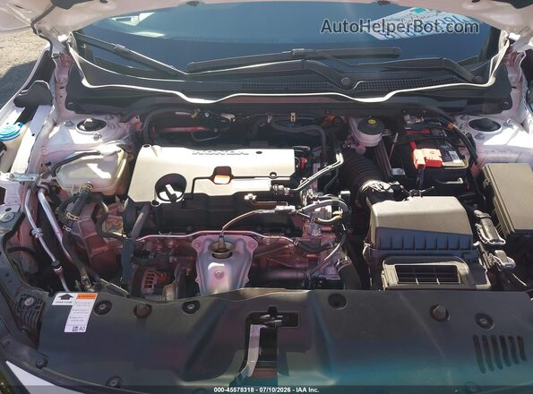 2HGFC2F61LH558305 2020 HONDA CIVIC White Widok z tyłu