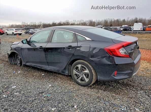 2HGFC2F61LH561706 2020 HONDA CIVIC Black Tył lewy