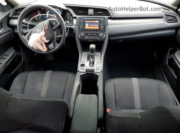2HGFC2F61LH561706 2020 HONDA CIVIC Black Widok deski rozdzielczej