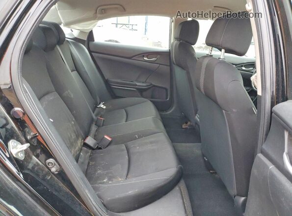 2HGFC2F61LH561706 2020 HONDA CIVIC Black Widok tylnych siedzeń