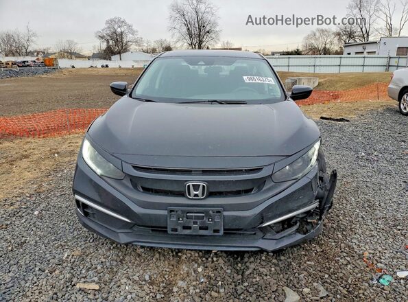 2HGFC2F61LH561706 2020 HONDA CIVIC Black Widok z przodu