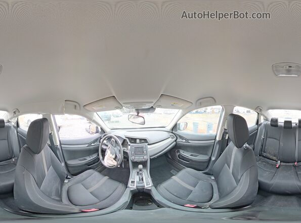 2HGFC2F61LH561706 2020 HONDA CIVIC Black Widok naklejki z numerem VIN