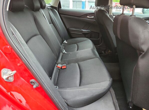 2HGFC2F61LH562578 2020 HONDA CIVIC Red Vista de los asientos traseros