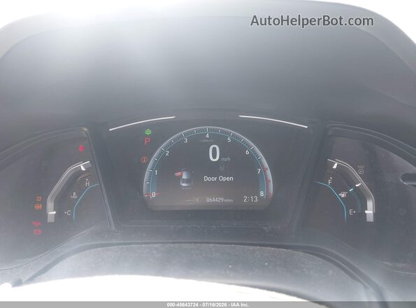 2HGFC2F61LH568297 2020 HONDA CIVIC White Вид задніх сидінь
