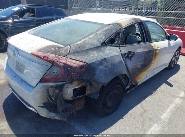 2HGFC2F61LH568297 2020 HONDA CIVIC White Вид панелі приладів