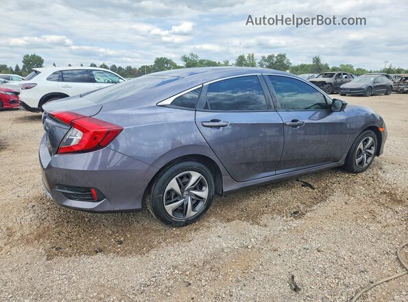 2HGFC2F61LH581681 2020 HONDA CIVIC Gray უკანა მარჯვენა