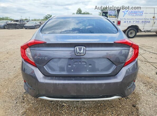 2HGFC2F61LH581681 2020 HONDA CIVIC Gray უკანა ხედი