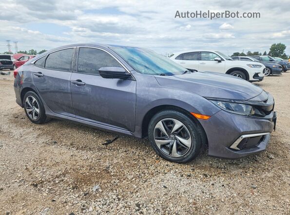 2HGFC2F61LH581681 2020 HONDA CIVIC Gray წინა მარჯვენა
