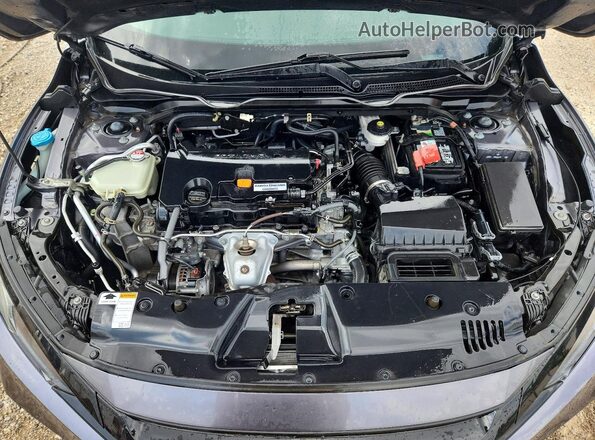 2HGFC2F61LH581681 2020 HONDA CIVIC Gray უკანა სალონის ხედი