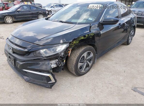 2HGFC2F61LH599257 2020 HONDA CIVIC Black Vista frontal