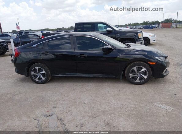 2HGFC2F61LH599257 2020 HONDA CIVIC Black Vista interior trasera