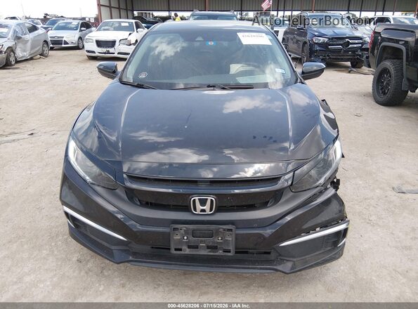 2HGFC2F61LH599257 2020 HONDA CIVIC Black Vista del cuadro de instrumentos