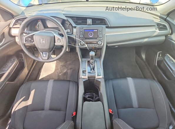 2HGFC2F61MH532000 2021 HONDA CIVIC Blue Dashboard view