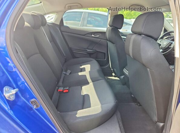 2HGFC2F61MH532000 2021 HONDA CIVIC Blue Rear seats view