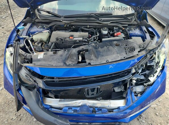 2HGFC2F61MH532000 2021 HONDA CIVIC Blue Rear interior view