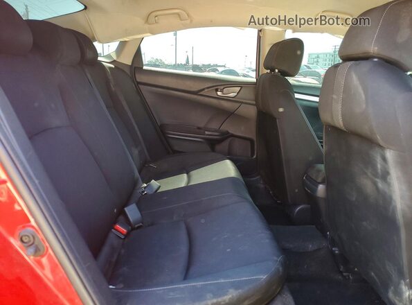 2HGFC2F61MH538704 2021 HONDA CIVIC Red უკანა სავარძლების ხედი