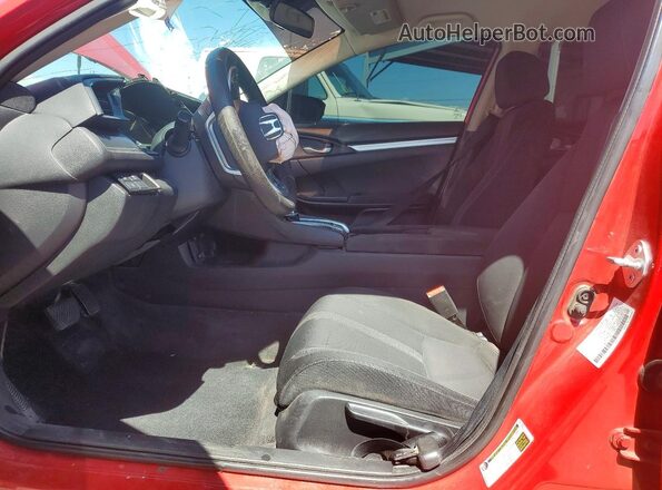2HGFC2F61MH538704 2021 HONDA CIVIC Red წინა სალონის ხედი