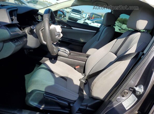 2HGFC2F61MH559973 2021 HONDA CIVIC Gray Սալոնի դիմացի տեսք
