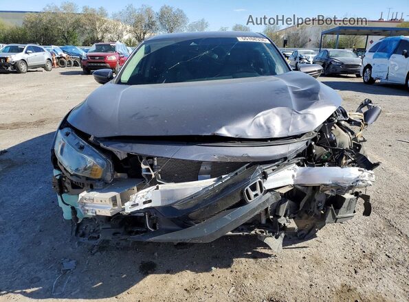 2HGFC2F61MH559973 2021 HONDA CIVIC Gray Դիմացի տեսք