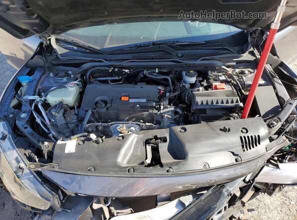 2HGFC2F61MH559973 2021 HONDA CIVIC Gray Սալոնի հետևի տեսք