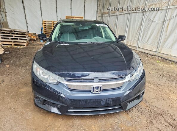 2HGFC2F62GH000839 2016 HONDA CIVIC Black Front view