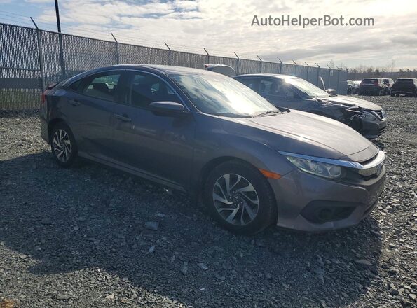 2HGFC2F62JH017793 2018 HONDA CIVIC Gray Առջևի աջ