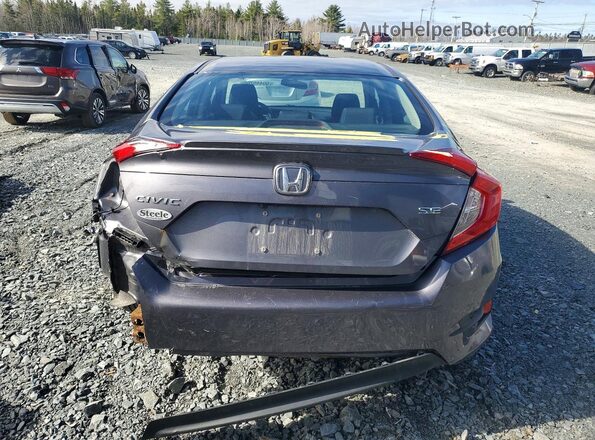 2HGFC2F62JH017793 2018 HONDA CIVIC Gray Հետևի տեսք