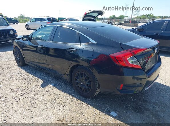 2HGFC2F62KH514506 2019 HONDA CIVIC Black უკანა მარცხენა