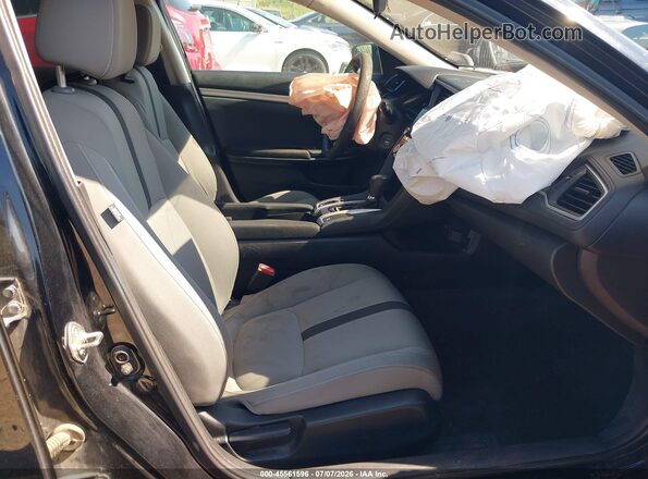 2HGFC2F62KH514506 2019 HONDA CIVIC Black წინა სალონის ხედი