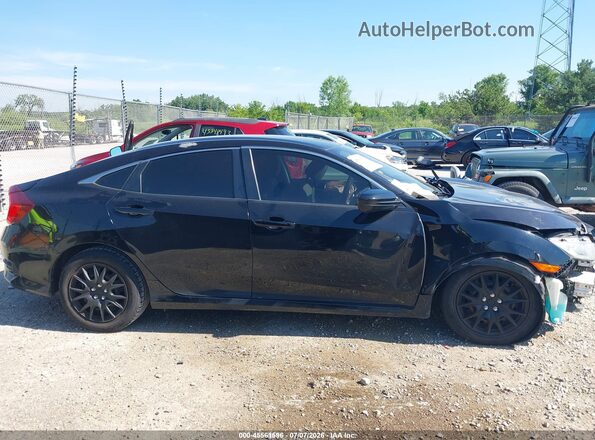 2HGFC2F62KH514506 2019 HONDA CIVIC Black ხელსაწყოთა პანელის ხედი