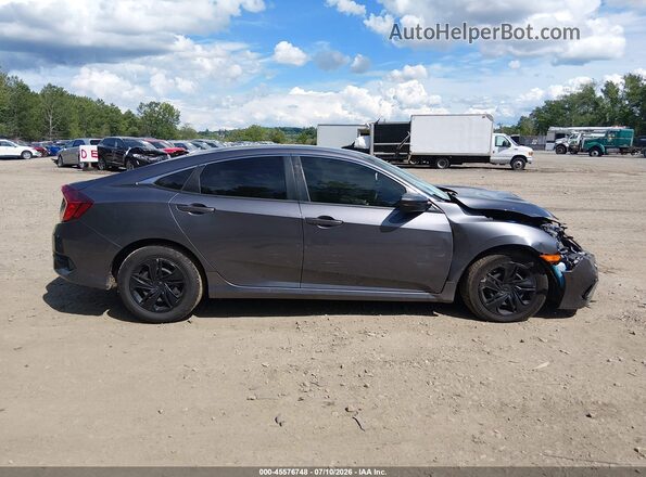 2HGFC2F62KH519608 2019 HONDA CIVIC Gray Սալոնի հետևի տեսք