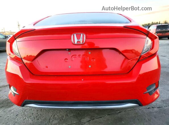 2HGFC2F62KH527840 2019 HONDA CIVIC Red Vista trasera