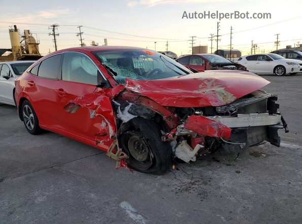2HGFC2F62KH527840 2019 HONDA CIVIC Red Delantero derecho