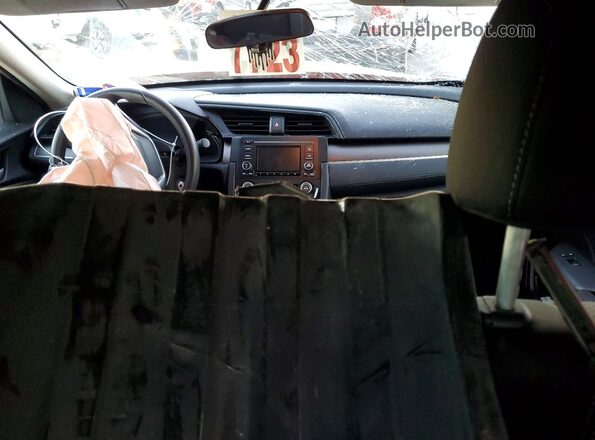 2HGFC2F62KH527840 2019 HONDA CIVIC Red Vista del salpicadero